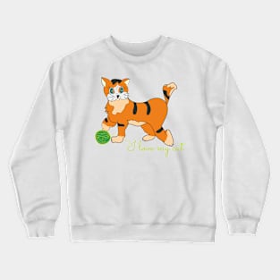Cat love Crewneck Sweatshirt